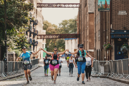 running women at the big half